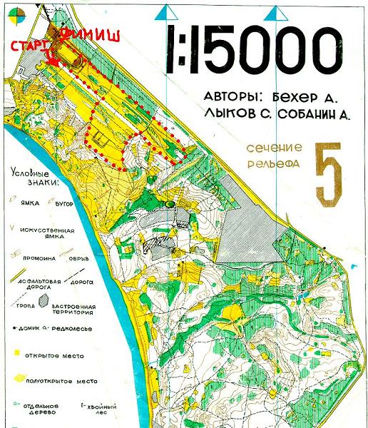 Карта трассы велобума-2007